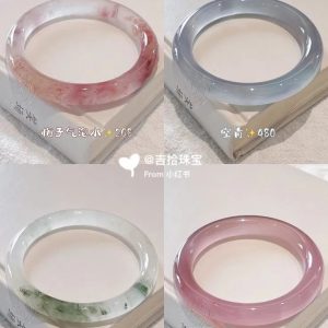 Vòng Tay Ngọc Thạch Nhiều Màu Phong Thủy